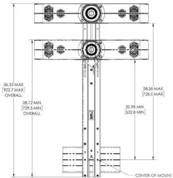 Chief Fusion FCA810HS - DIMENSIONS (CONTINUED) - 4