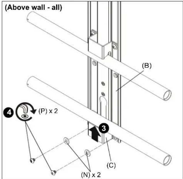 Chief Fusion FCA810HS - Attaching Shelf to Wall Mount - 3