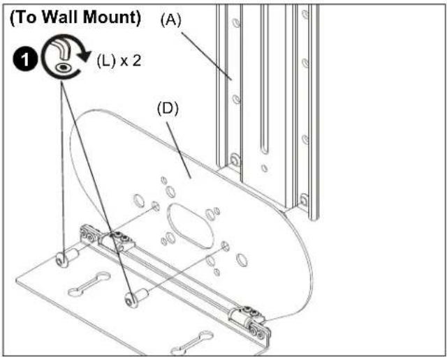 Chief Fusion FCA810HS - Assembling Shelf to Upright Bracket - 2
