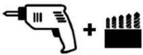 Chief Mini RPA RSA343 - TOOLS REQUIRED FOR INSTALLATION - 4