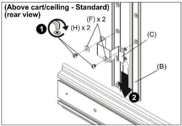 (Above cart/ceiling - Standard) (rear view) ① ② ③ ④ ⑤ ⑥ ⑦ ⑧ ⑨ ⑩ ⑪ ⑫ ⑬ ⑭ ⑮ ⑯ ⑰ ⑱ ⑲ ⑳ ㉑ ㉒ ㉓ ㉔ ㉕ ㉖ ㉗ ㉘ ㉙ ㉚ ㉛ ㉜ ㉝ ㉟ ㉳ ㉟ ㉟a ㉟b ㉟c ㉟d ㉟e ㉟f ㉟g ㉟h ㉟i ㉟j ㉟k ㉟l ㉟m ㉟n ㉟o ㉟p ㉟q ㉟r ㉟s ㉟t ㉟u ㉟v ㉟w ㉟x ㉟y ㉟z ㉟a ㉟b ㉟c ㉟d ㉟e ㉟f ㉟g ㉟h ㉟i ㉟j ㉟k ㉟l ㉟m ㉟n ㉟o ㉟p ㉟q ㉟r ㉟s ㉟t ㉟u ㉟v ㉟w ㉟x ㉟t ㉟o ㉟p ㉟q ㉟r ㉟s