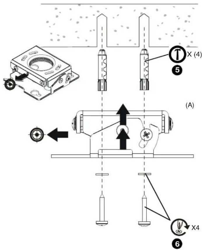 Chief Mini RPA RSA349 - Solid Concrete Installation - 4