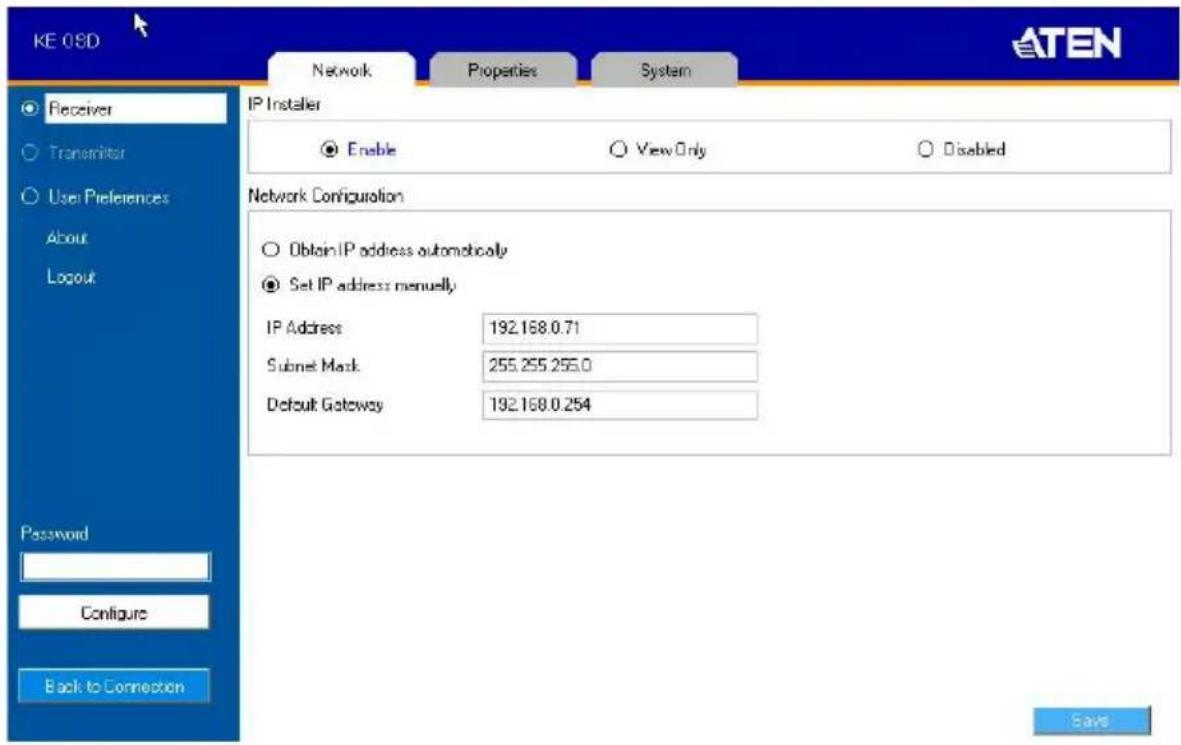 ATEN KE8952R-AX - Receiver Configuration - 1
