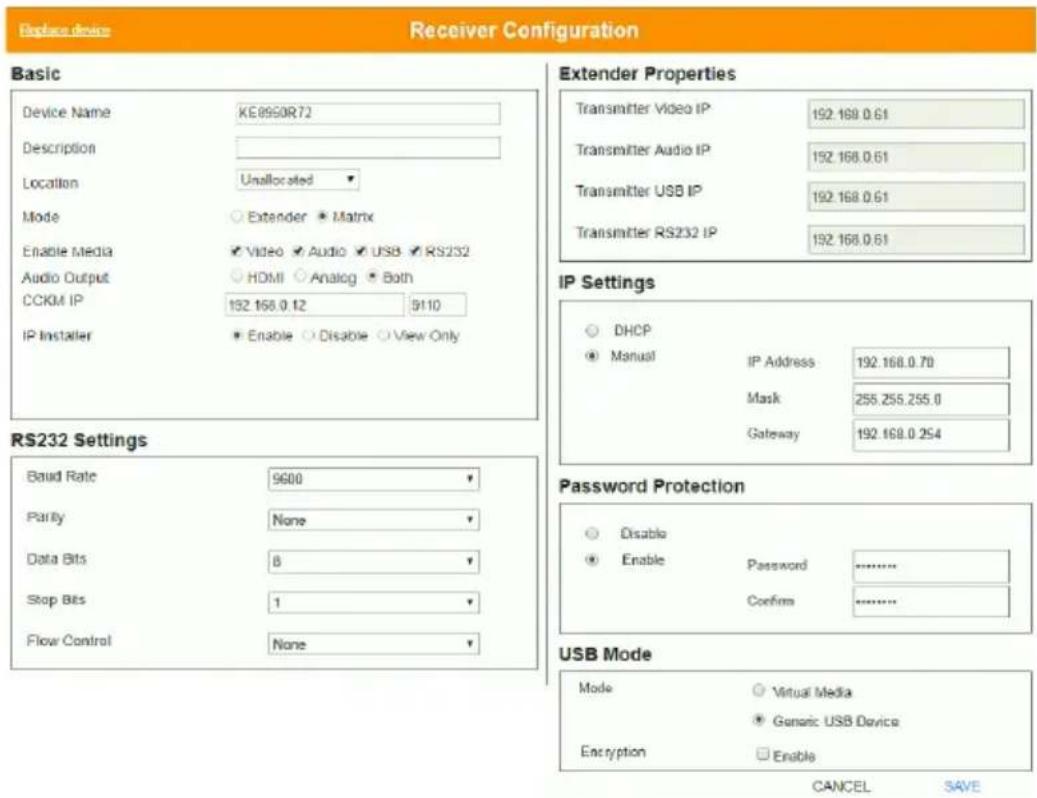 ATEN KE8952R-AX - Receiver Configuration - 1