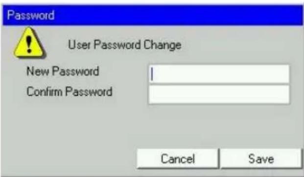 Password User Password Change New Password Confirm Password Cancel Save