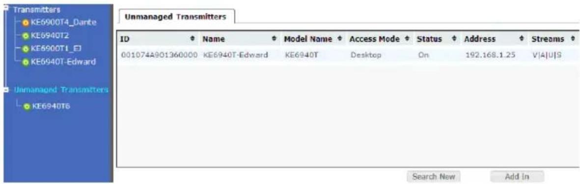 ATEN KE8952-AX-G - Adding a Transmitter - 1