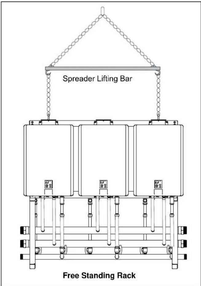 Spreader Lifting Bar Free Standing Rack
