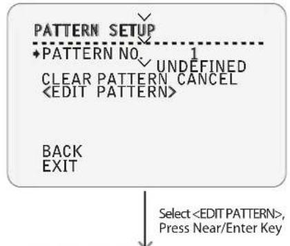 Digital Watchdog Star-Light DWC-PTZ37XAL - OSD - FUNCTION SETUP > PATTERN SETUP - 2