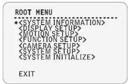 ROOT MENU ◆ EXIT