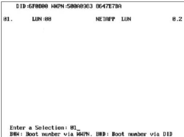 IBM System Storage N7550T - Enabling and configuring Emulex BootBIOS - 8