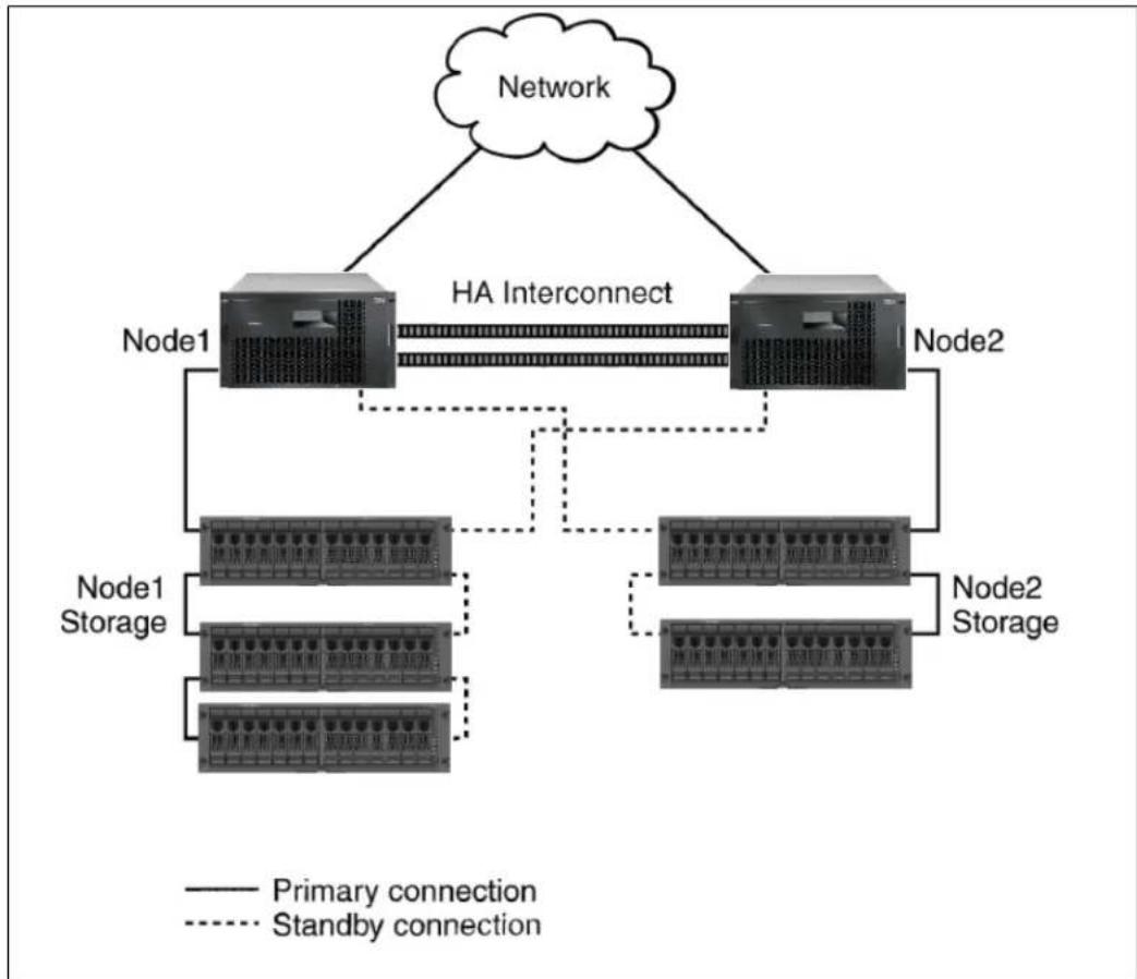 IBM System Storage N7550T - HA pair overview - 1
