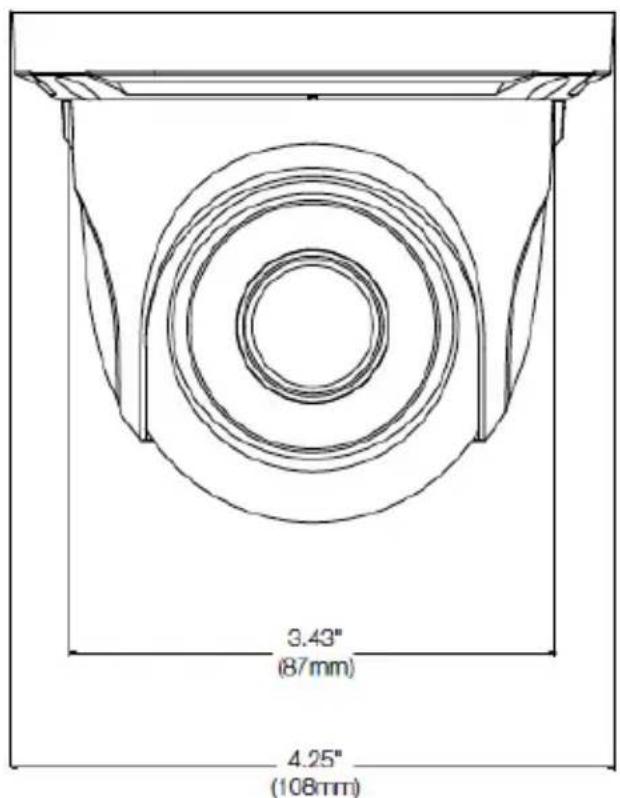3.43" (87 mm) 4.25" (108mm)