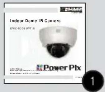 INDoor Dome IR Camera DWC-D3381WTIR Power Plx 1