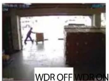 WDR OFF WDR ON