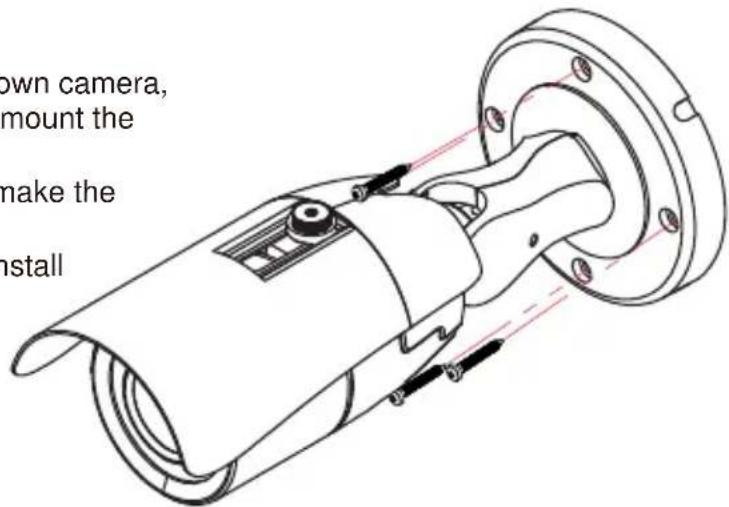 own camera, mount the make the install