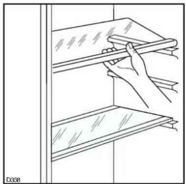 Zanussi-Electrolux ZRB2825SR - Positioning the inner shelves - 1
