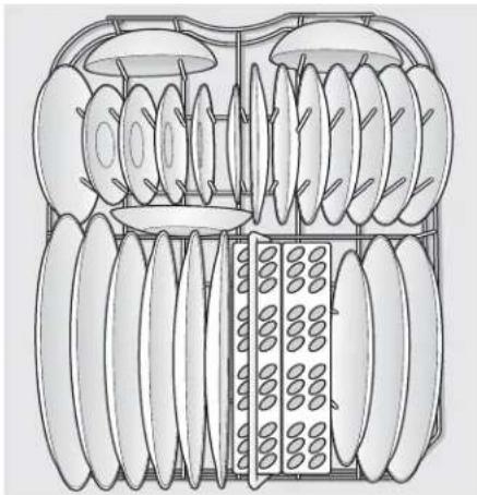 FRIGIDAIRE FFPD1821M - Loading the Bottom Rack - 1