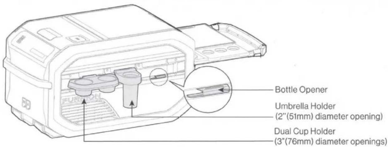 Furrion FCR45DCAPA-GL - Accessories on the Rail - 1