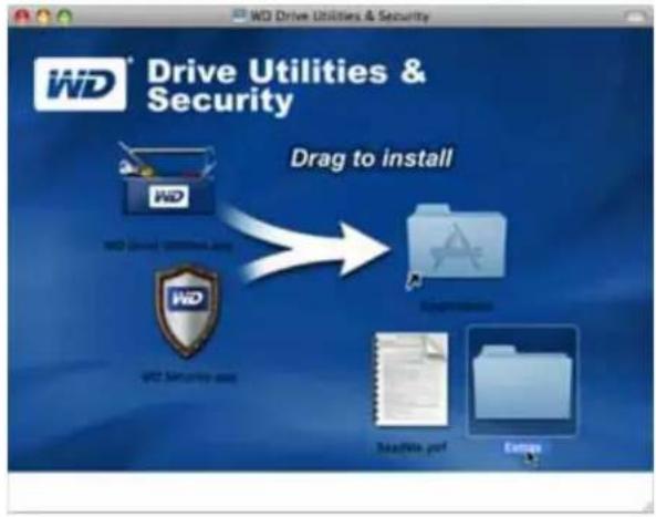 WD Drive Utilities & Security Drag to install WD Drive Utilities & Security WD Security as Headfile.pdf Expires