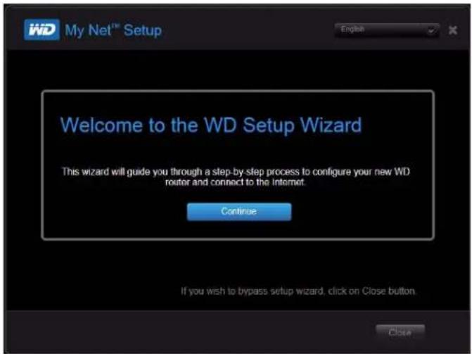 WESTERN DIGITAL My Net WDBWNJ0000NBL - Completing the WD Setup Wizard - 1
