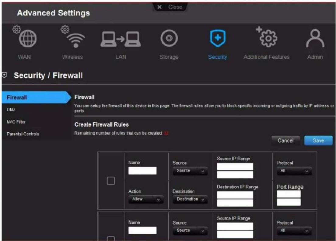 WESTERN DIGITAL My Net WDBWNJ0000NBL - Security Settings Category - 2