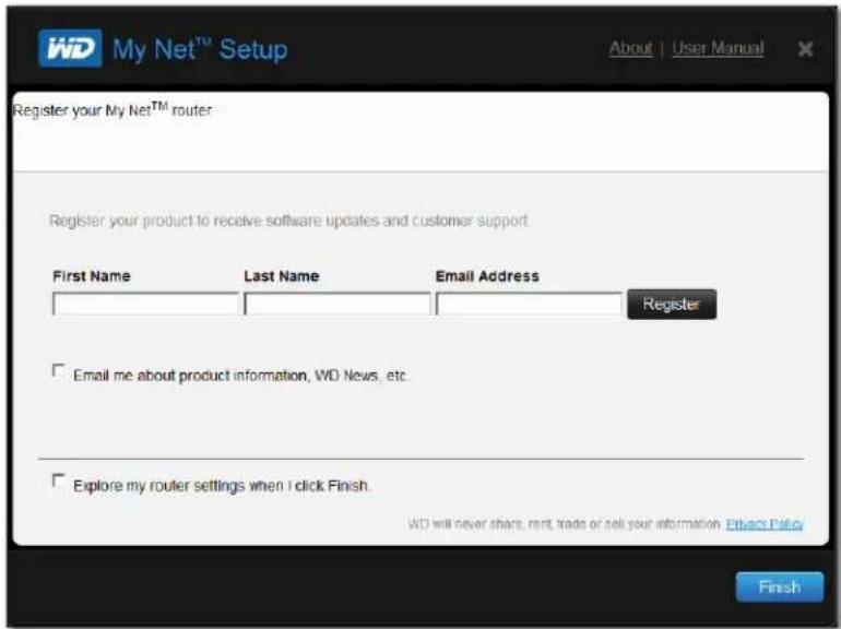 WESTERN DIGITAL My Net WDBWNJ0000NBL - Completing the WD Setup Wizard - 5