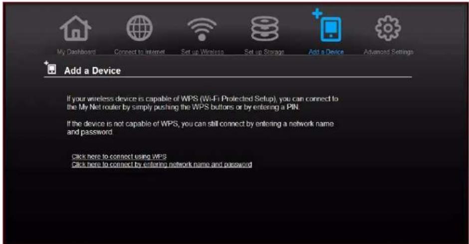 WESTERN DIGITAL My Net WDBWNJ0000NBL - Adding a Device - 2