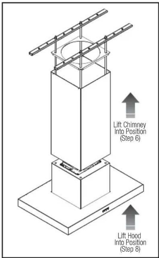 Whispair Rome X7R09 - INSTALLING THE GREASE TRAP AND BAFFLE FILTERS: - 1