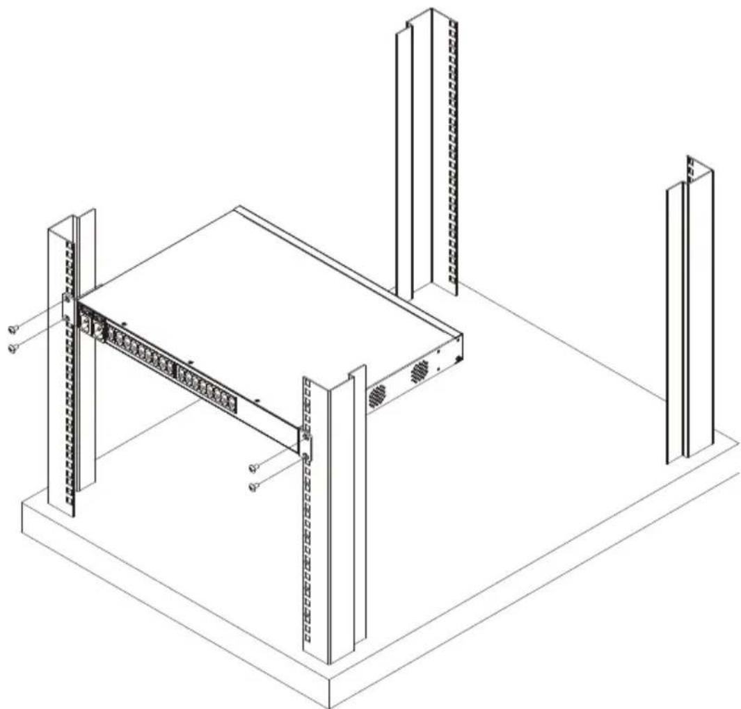 ATEN SN0108CO-AX-E - Rack Mounting - Rear - 3