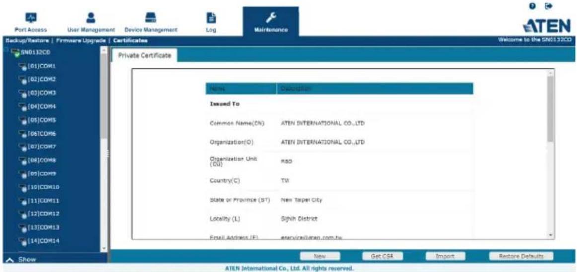 ATEN SN0108CO-AX-E - Certificates - 1