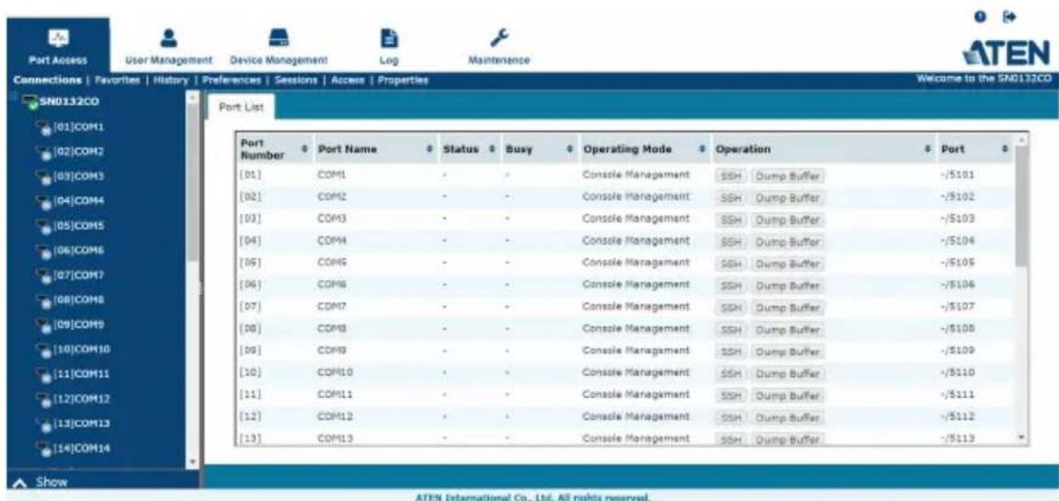 ATEN SN0108CO-AX-E - Browser Login - 2