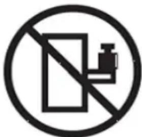 Prohibition sign with no text, featuring a crossed-out document and a bottle icon