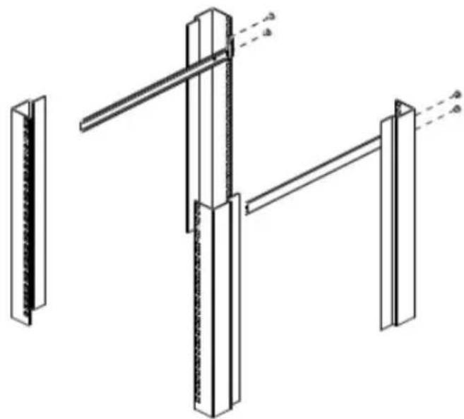 IOGEAR GCL1908W - Please follow below steps to rack mount the GCL1908W/GCL1916W - 1