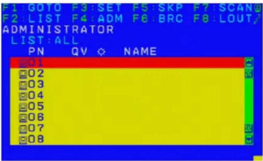 IOGEAR GCL1916W - OSD Main Screen - 1