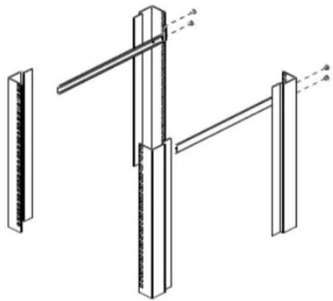 IOGEAR GCL1916W - Please follow below steps to rack mount the GCL1908W/GCL1916W - 1
