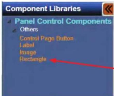 Component Libraries Panel Control Components Others Control Page Button Label Image Rectangle
