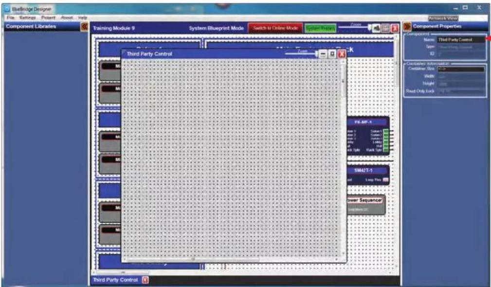 BlueBridge Designer File Settings Present About Help Component Libraries Training Module 9 System Blueprint Mode Switch to Online Mode System Plus Name: Third Party Control Type: New Party Control ID: Third Party Control Form Back FE-MF-1 Size 1 Size 2 Size 3 Size 4 Size 5 Size 6 Size 7 Size 8 Size 9 Size 10 Size 11 Size 12 Size 13 Size 14 Size 15 Size 16 Size 17 Size 18 Size 19 Size 20 Size 21 Size 22 Size 23 Size 24 Size 25 Size 26 Size 27 Size 28 Size 29 Size 30 Size 31 Size 32 Size 33 Size 34 Size 35 Size 36 Size 37 Size 38 Size 39 Size 40 Size 41 Size 42 Size 43 Size 44 Size 45 Size 46 Size 47 Size 48 Size 49 Size 50 Size 51 Size 52 Size 53 Size 54 Size 55 Size 56 Size 57 Size 58 Size 59 Size 60 Size 61 Size 62 Size 63 Size 64 Size 65 Size 66 Size 67 Size 68 Size 69 Size 70 Size 71 Size 72 Size 73 Size 74 Size 75 Size 76 Size 77 Size 78 Size 79 Size 80 Size 81 Size 82 Size 83 Size 84 Size 85 Size 86 Size 87 Size 88 Size 89 Size 90 Size 91 Size 92 Size 93 Size 94 Size 95 Size 96 Size 97 Size 98 Size 99 Large Sequence: Long-Right End