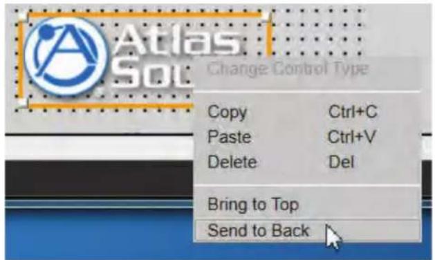 Atlas Soc Change Control Type Copy Ctrl+C Paste Ctrl+V Delete Del Bring to Top Send to Back