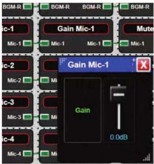 BGM-R BGM-R BGM-R BGM-R Mic-1 Gain Mic-1 Mic-1 Mic-1 Mic-1 Mute Mic-2 Mic-2 Mi Mic-3 Mic-3 Mi Mic-4 Mic-4 Mi Gain Mic-1 Gain 0.0dB