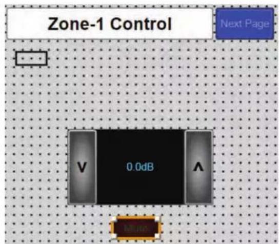 Zone-1 Control Next Page V 0.0dB ^ Mute