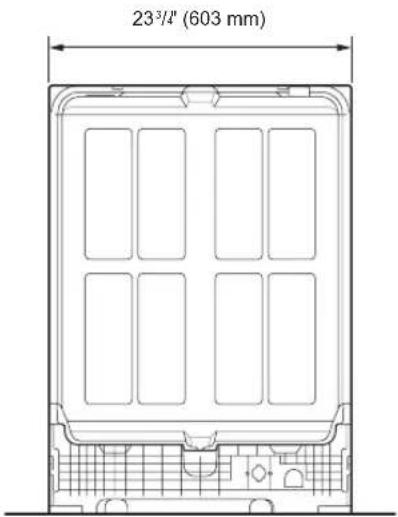 SIGNATURE UPDF9904ST - Dimensiones del producto - 1