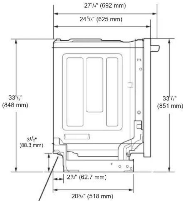 SIGNATURE UPDF9904ST - Dimensiones del producto - 2