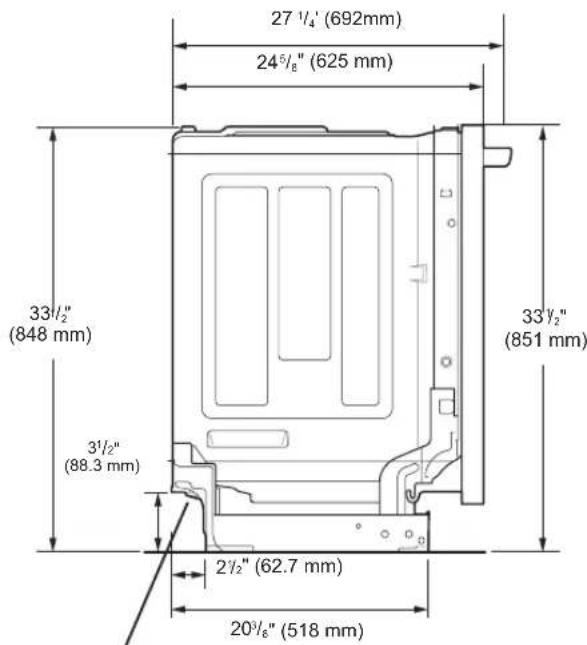 SIGNATURE UPDF9904ST - Product Dimensions - 2
