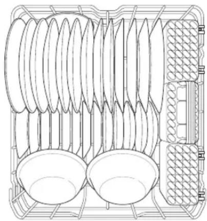 SIGNATURE UPDF9904ST - Loading 10 Place Settings - 1