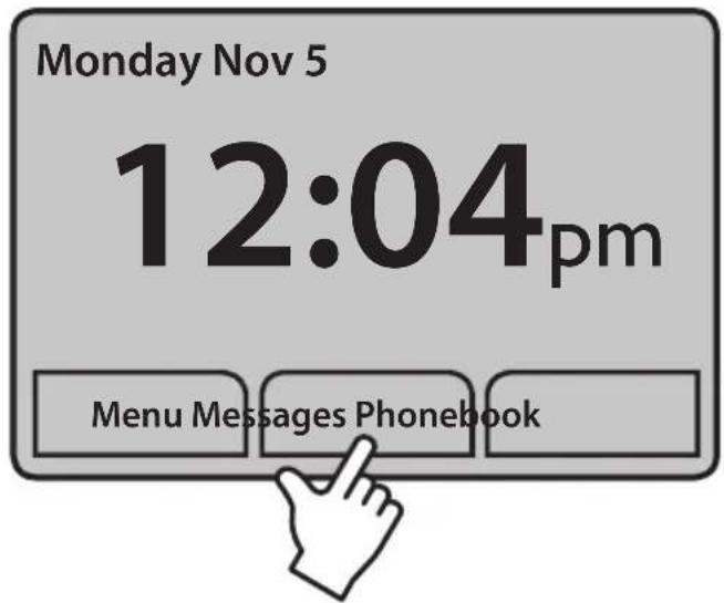 Clarity Sempre - MESSAGES MENU BUTTON - 1