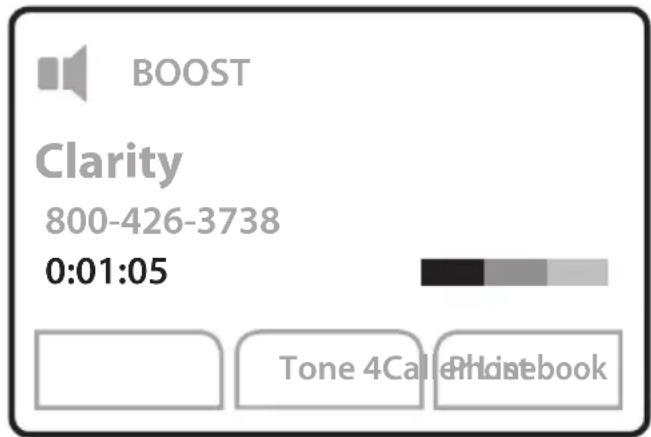 Clarity Sempre - Call timer - 1