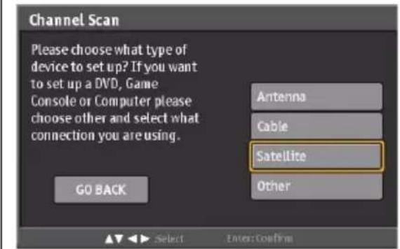 WESTINGHOUSE LD-3255AR - Channel Scan - Cable/Satellite - 1