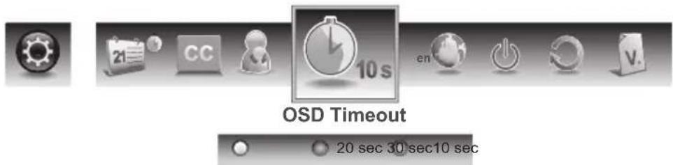 WESTINGHOUSE LD-3255AR - OSD Timeout - 1