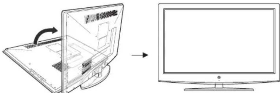 WESTINGHOUSE LD-3255AR - INSTALLING THE LED TV BASE - 2