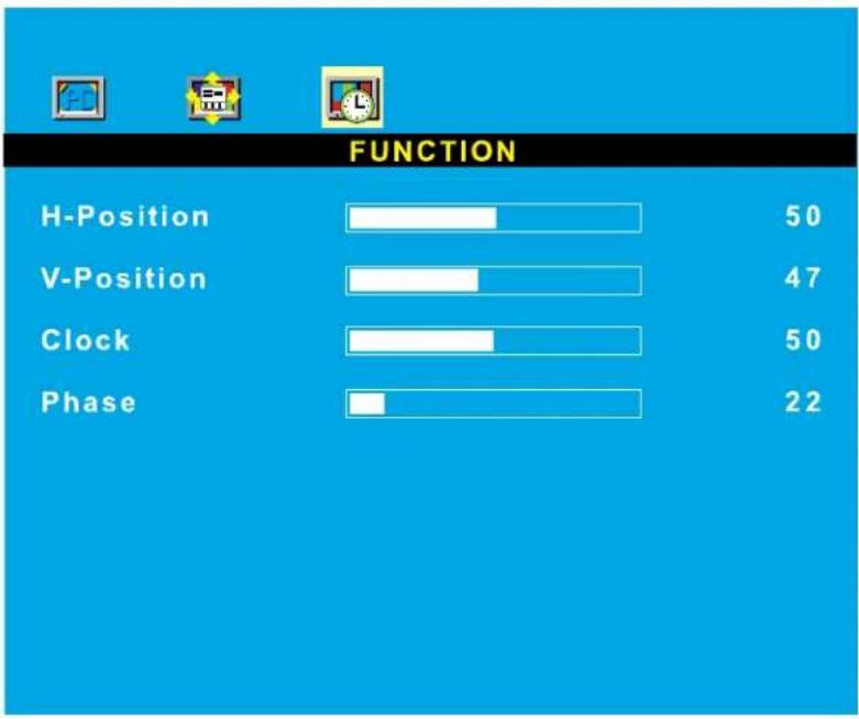 ORION Economy 18REDE - ■ E. FUNCTION MENU on OSD - 1